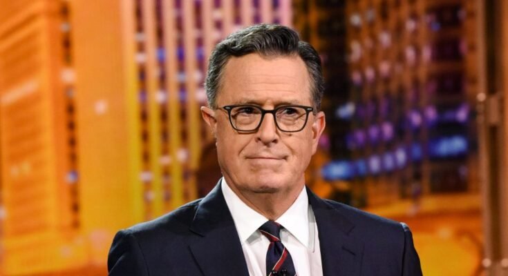 Colbert zei tegen Trump `` ga f --- de jouwe 'nadat de president is geëxulteerd over de annulering van' late show '