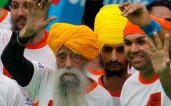 Runner van de Centennial Marathon Fauja Singh.